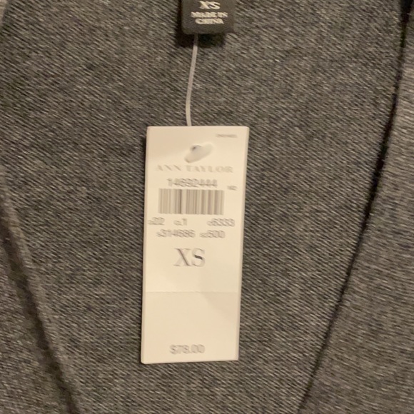 Ann Taylor gray cardigan - Picture 2 of 4